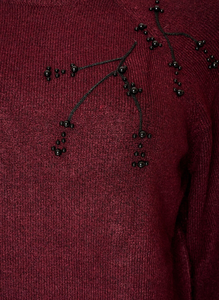 Pull brod&eacute; de perles, 2358, Packshot image number 2