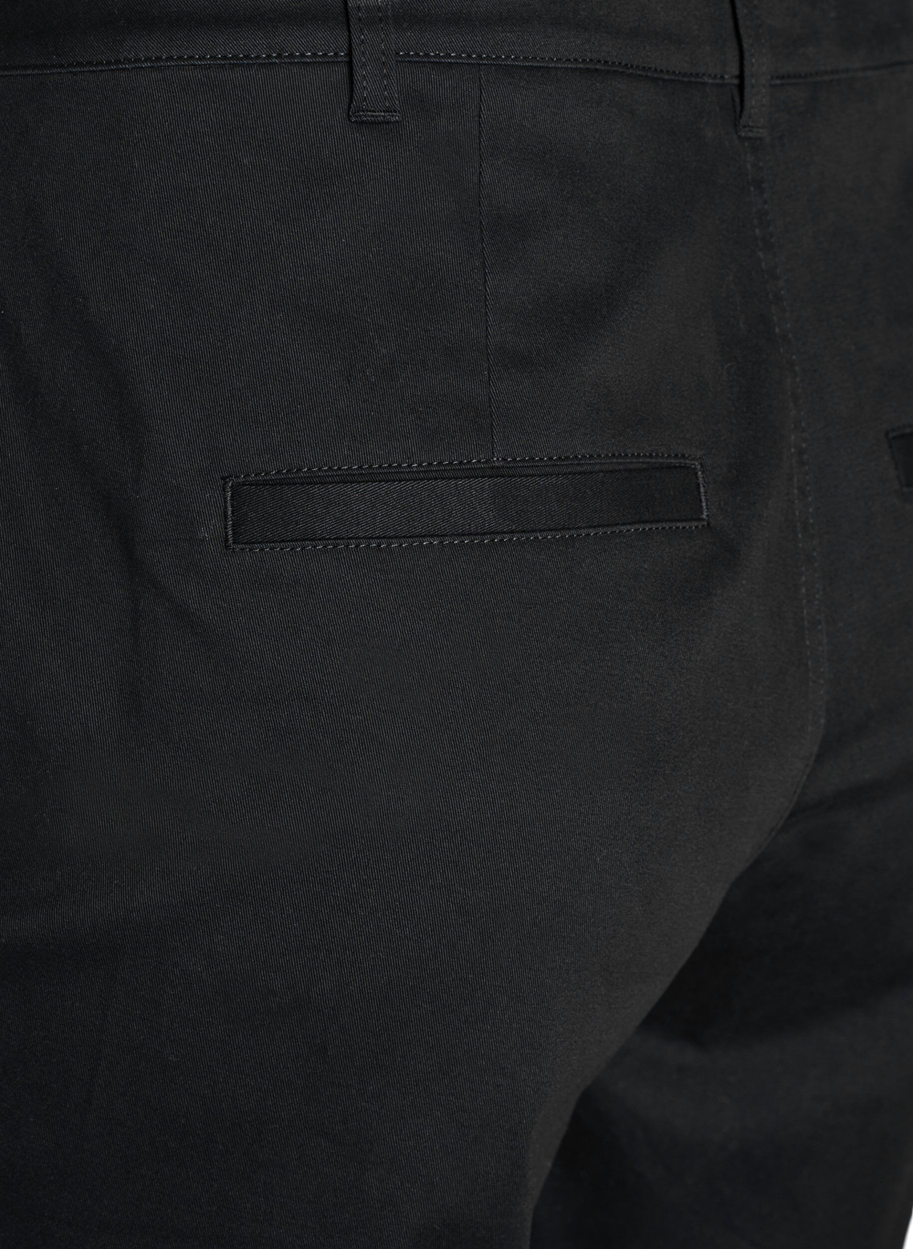 Zizzi Short chino avec poches, Noir, Packshot image number 3