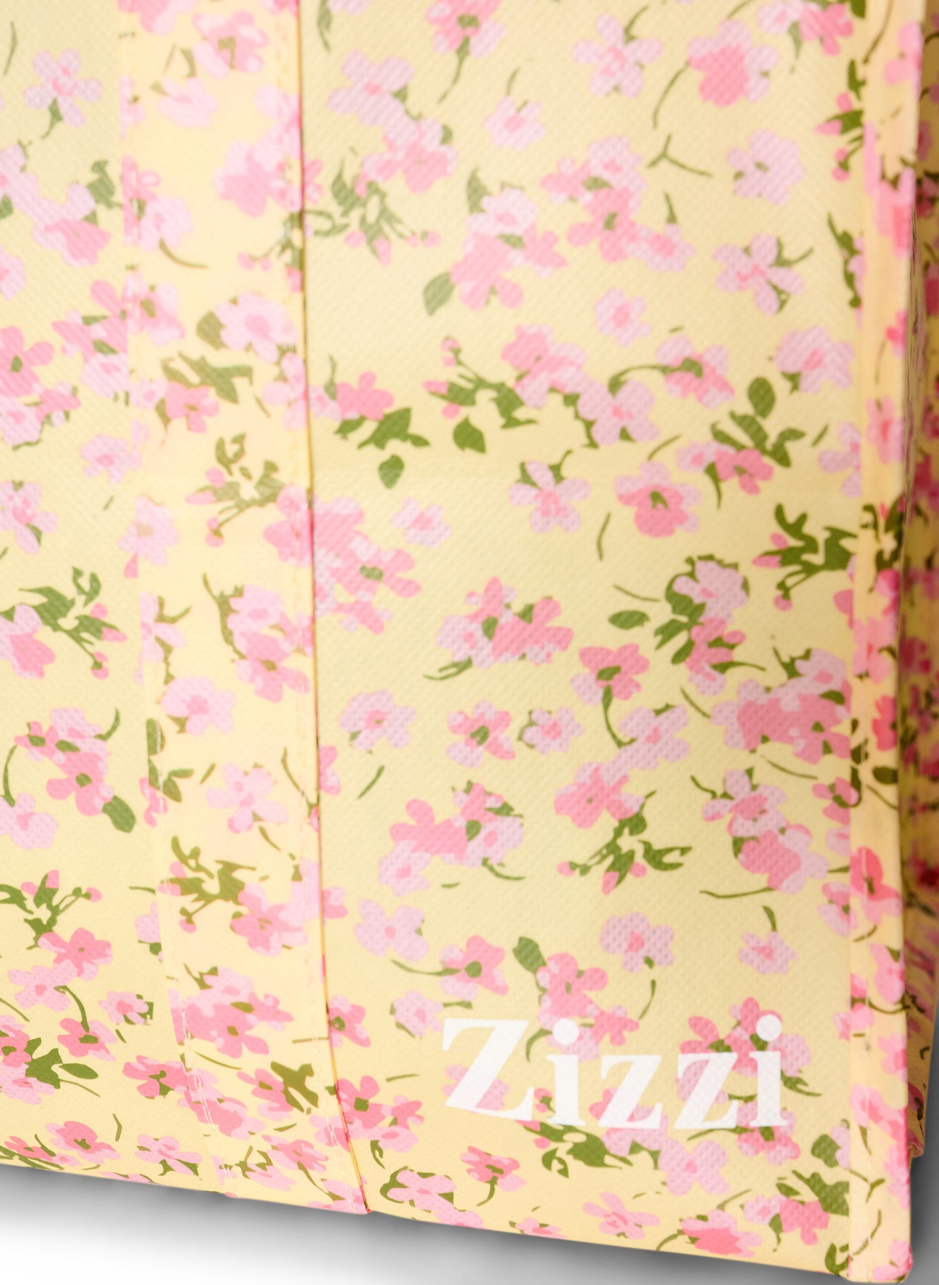 ZizziSac de magasinage avec fermeture &eacute;clair, Jaune clair, Packshot image number 2