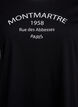 T-shirt avec texte imprimé, Black w.An. Wh.Paris, Packshot image number 2