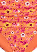 Culotte de bikini taille haute &agrave; motif, Orange, Packshot image number 2