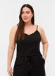 Dessus de base en coton, lot de 2, Black, Model image number 0