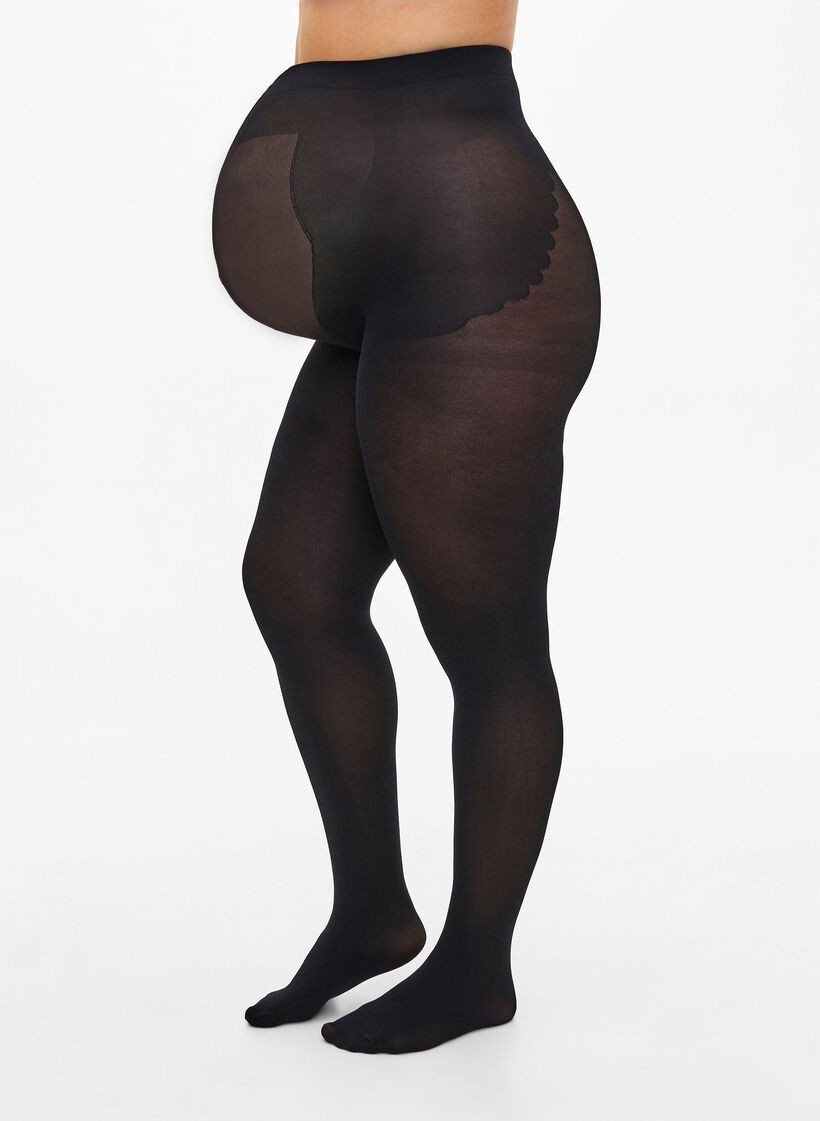  Collant de grossesse de 100 deniers, Noir, Model image number 0