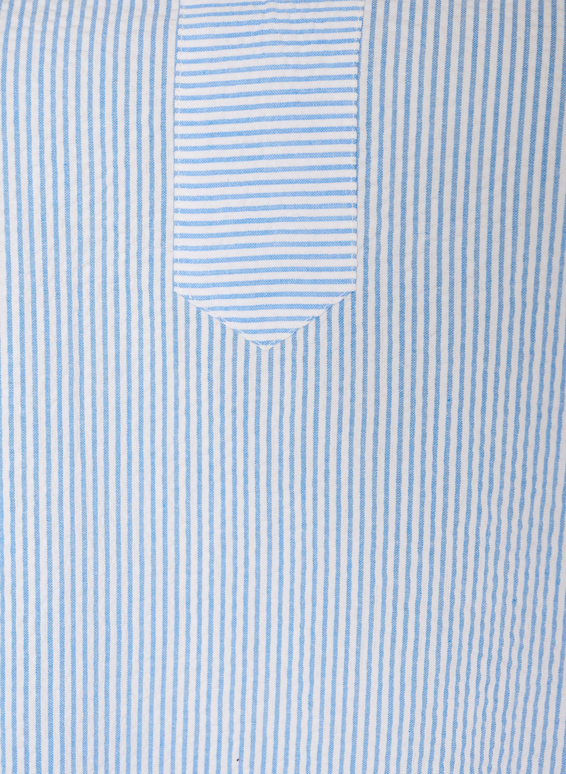 ZizziRobe ray&eacute;e en coton avec volants et coupe &eacute;vas&eacute;e, Bleu Clair, Packshot image number 2