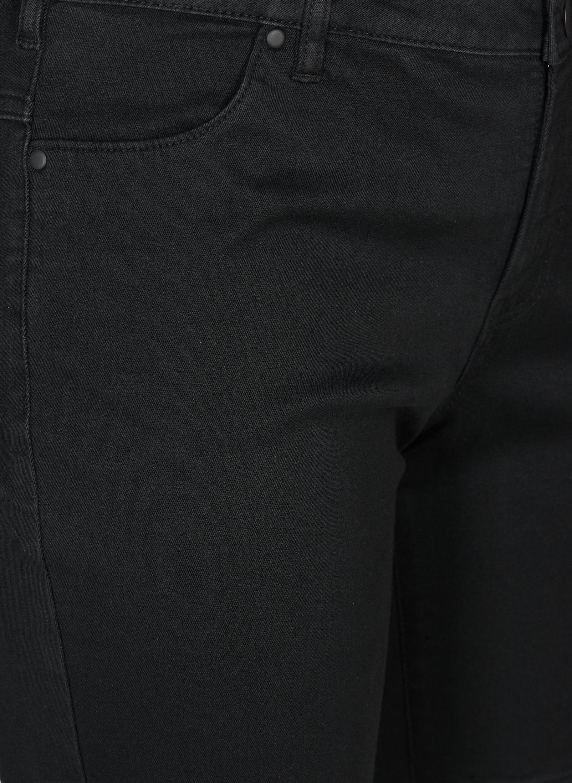 ZizziShort Emily coupe slim, taille classique, Noir, Packshot image number 3