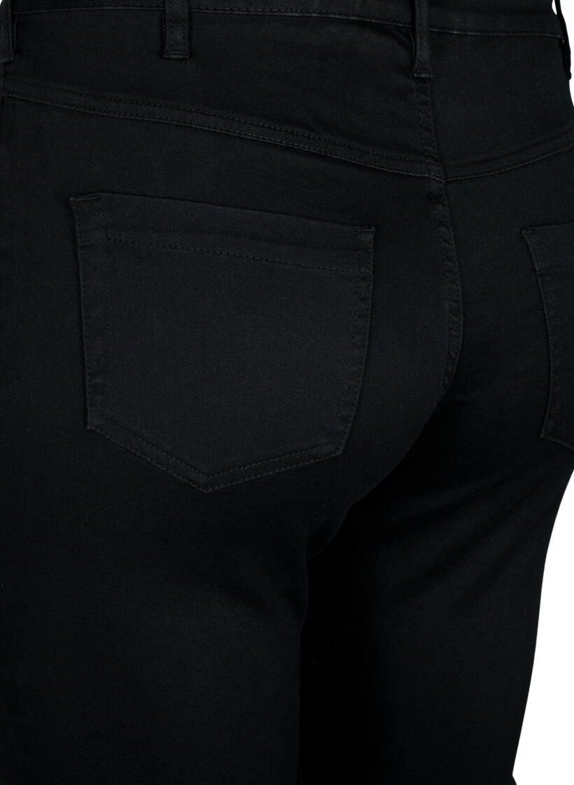 Jeans Emily Slim fit &agrave; taille r&eacute;guli&egrave;re, Noir, Model image number 3