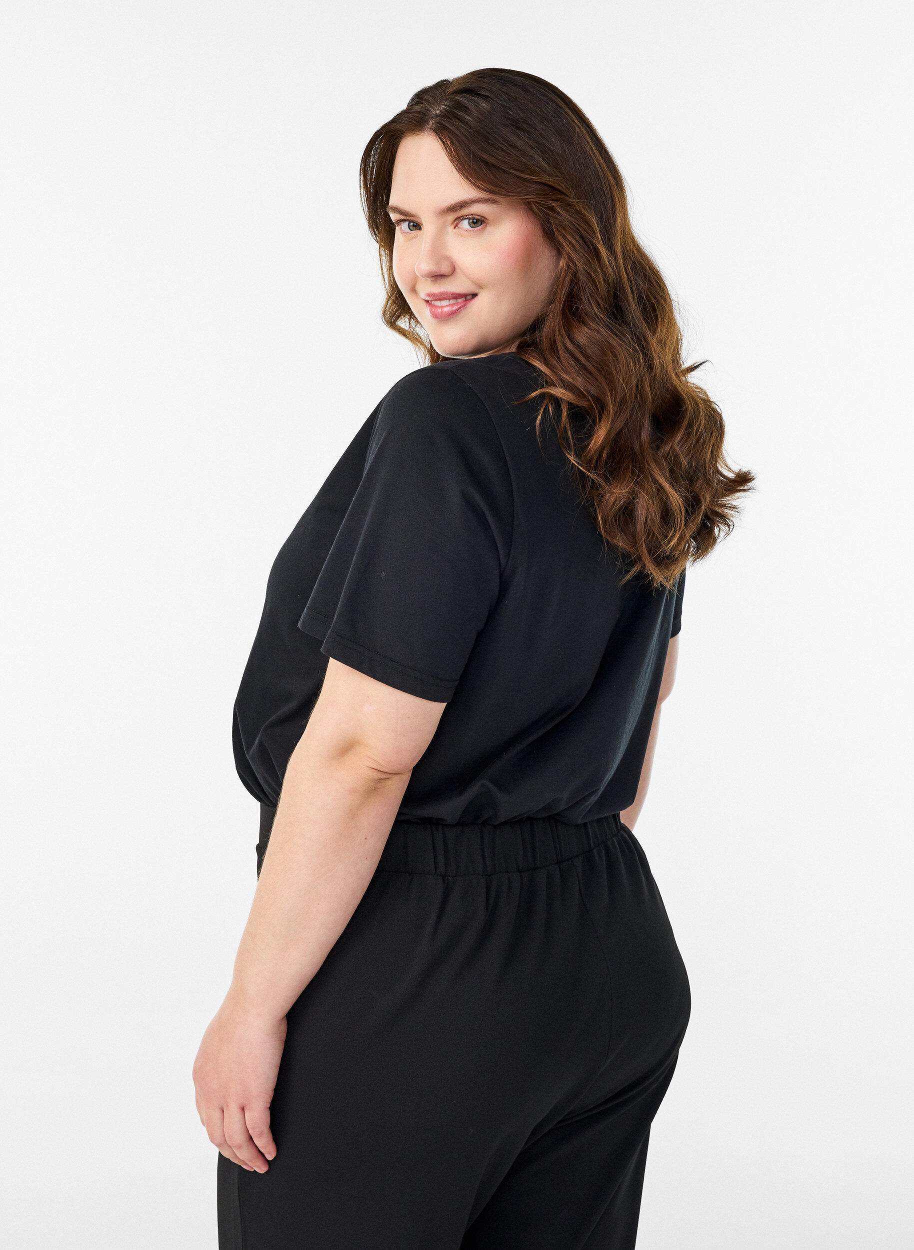 ZizziT-shirt imprim&eacute;, Noir, Model image number 2