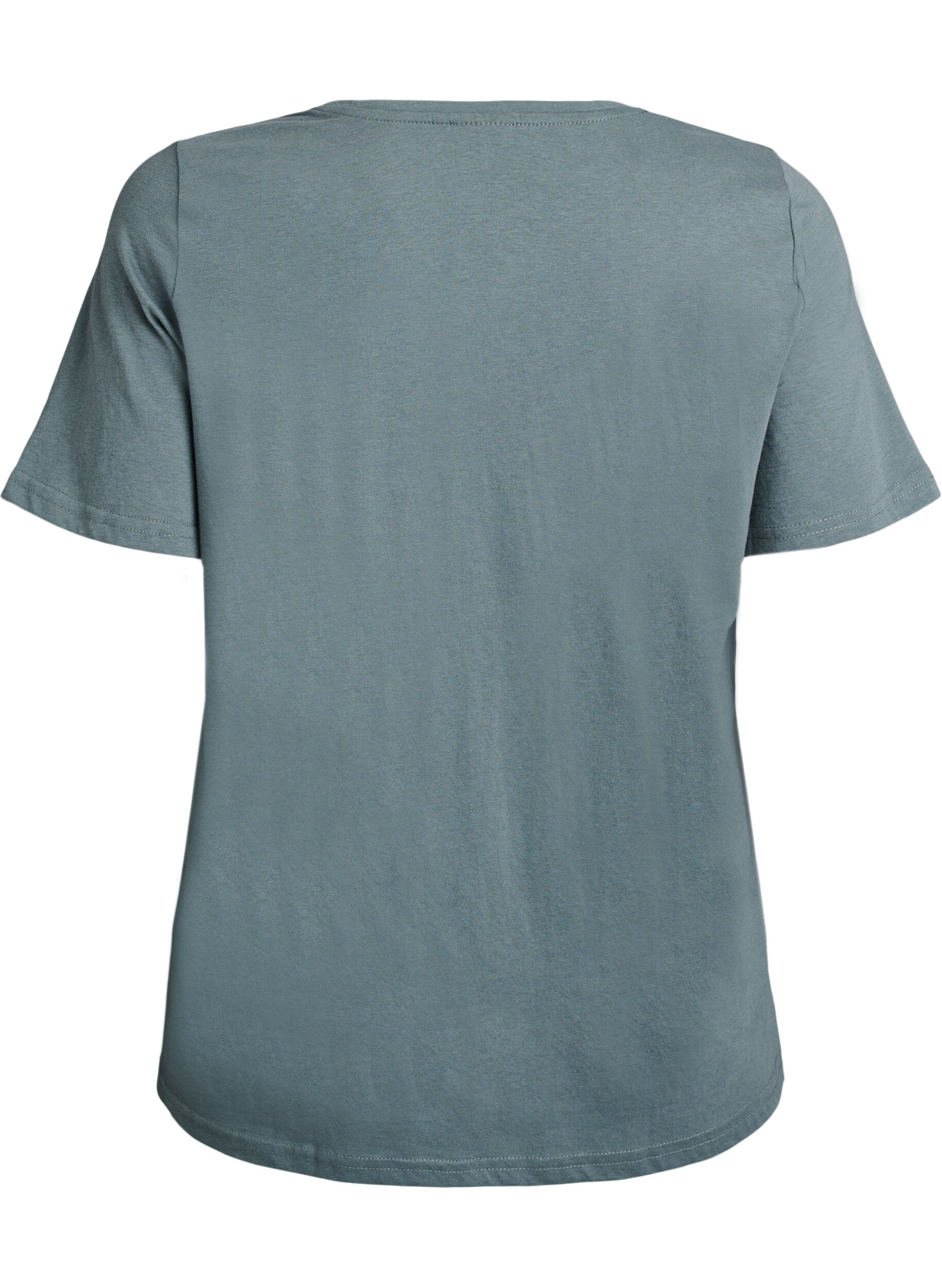 Zizzi FLASH - T-shirt imprim&eacute;, Vert, Packshot image number 1