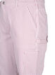 Jean cargo à rayures avec une coupe droite, Rose White Stripe, Packshot image number 2