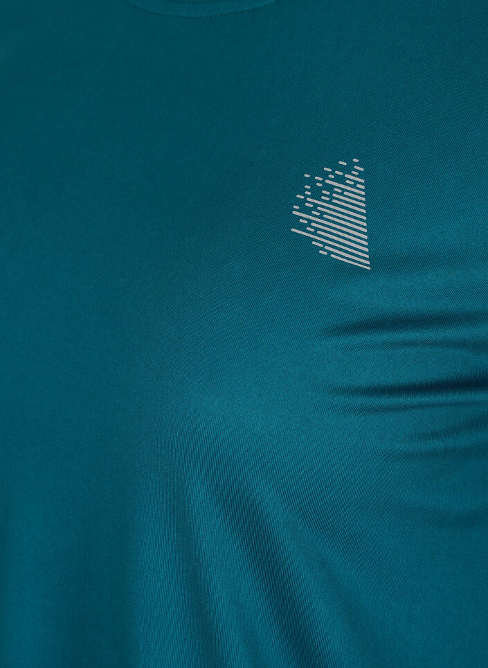 Blouse d'entra&icirc;nement &agrave; manches 3/4, Vert, Packshot image number 2
