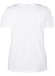 T-shirt en coton avec strass, Bright White, Packshot image number 1