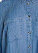 Robe chemise midi en denim lyocell doux, Bleu Clair, Packshot image number 2