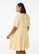 Robe A-line longueur genou en lin et viscose, Jaune clair, Model image number 2