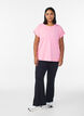 T-shirt de sport couleur unie, Rose, Model image number 1