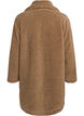 Veste en teddy doux avec boutons et col, Marron, Packshot image number 1