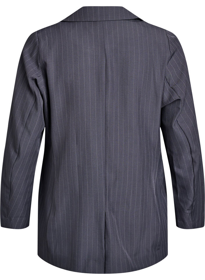 Blazer avec poches et fentes, Gris anthracite, Packshot image number 1