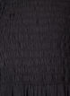 Robe midi en viscose avec smocks, Noir, Packshot image number 2