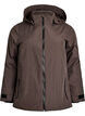 Veste d'hiver imperm&eacute;able avec capuche amovible, Marron, Packshot image number 0