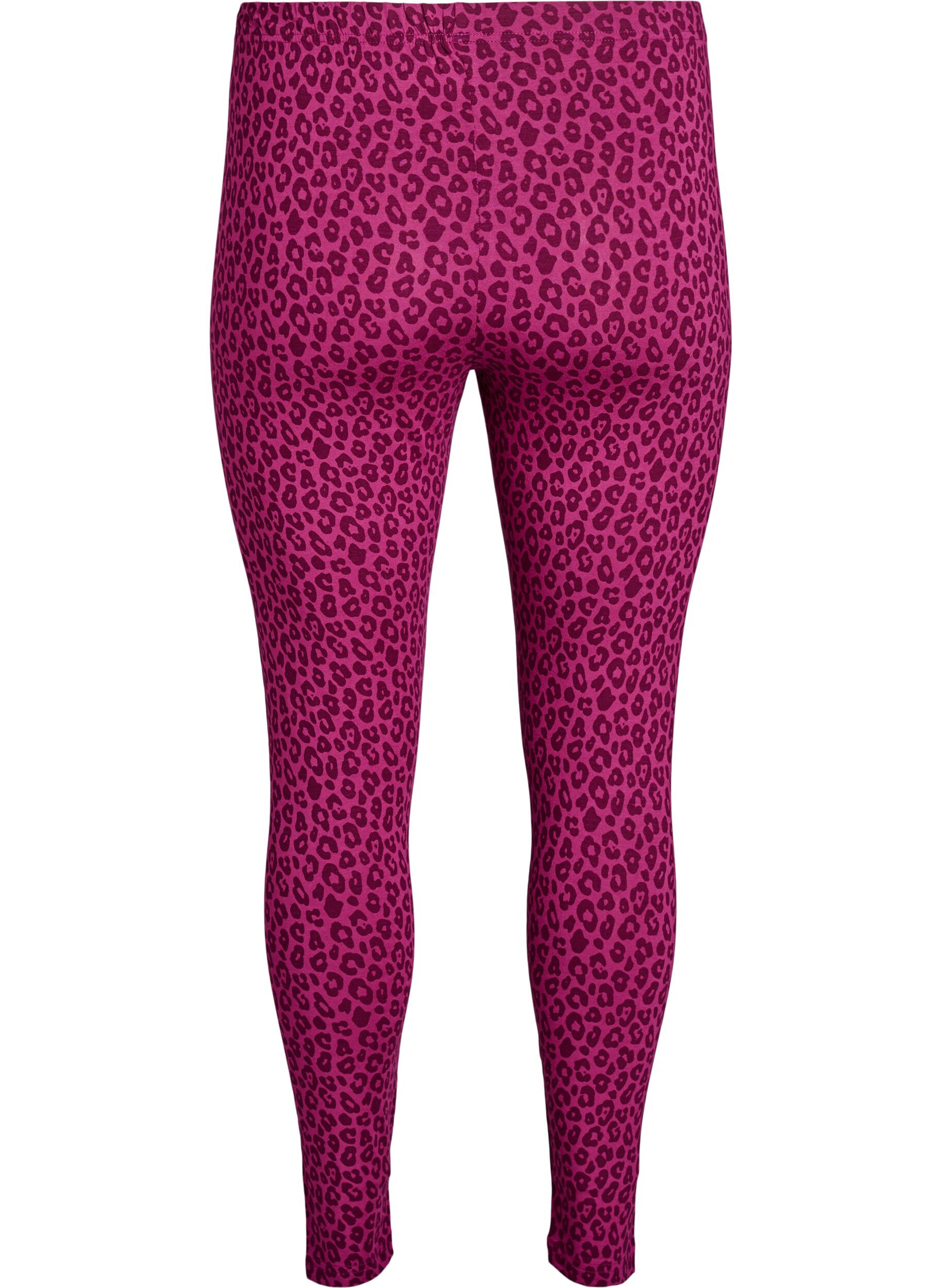 Zizzi Legging mi-mollet en viscose, Rose, Packshot image number 1