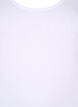 Haut uni Basic en coton, Blanc, Packshot image number 2