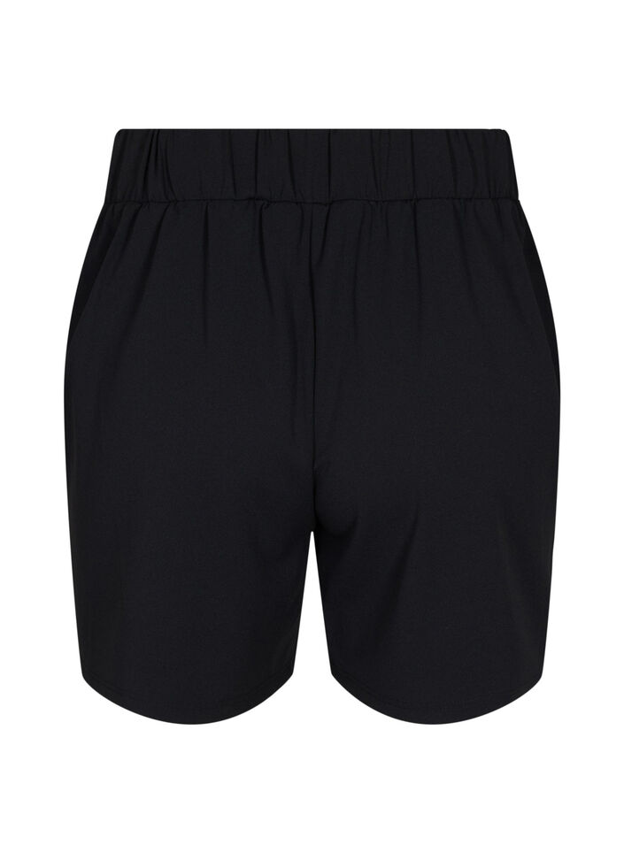 Short avec poches et coupe ample, Noir, Packshot image number 1