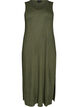 Robe c&ocirc;tel&eacute;e sans manches en viscose, Vert, Packshot image number 0
