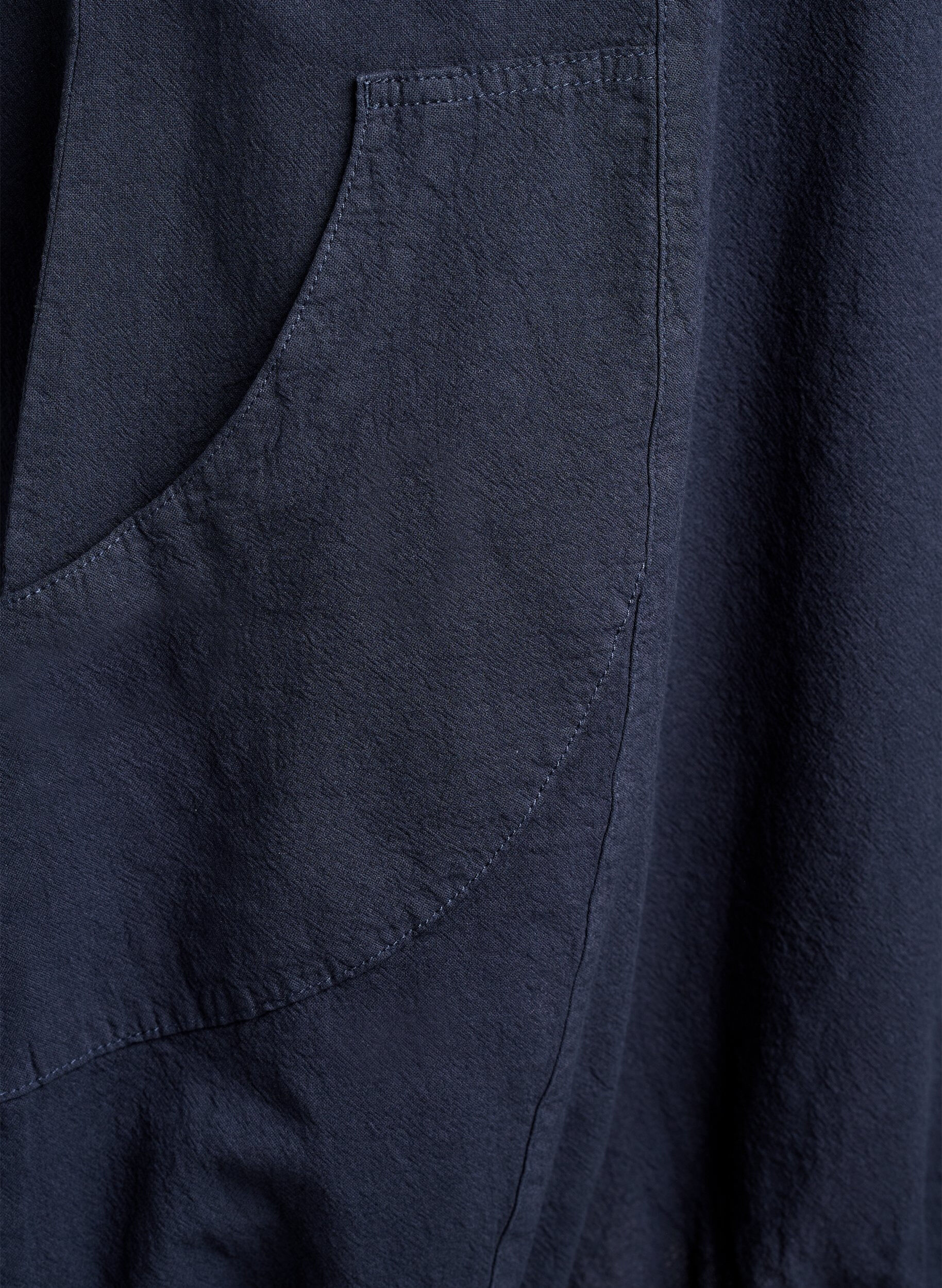 ZizziRobe en coton &agrave; manches courtes, Bleu, Packshot image number 3