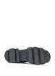 Botte haute avec empi&egrave;cements c&ocirc;tel&eacute;s, Noir, Packshot image number 5