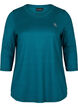 Blouse d'entra&icirc;nement &agrave; manches 3/4, Vert, Packshot image number 0