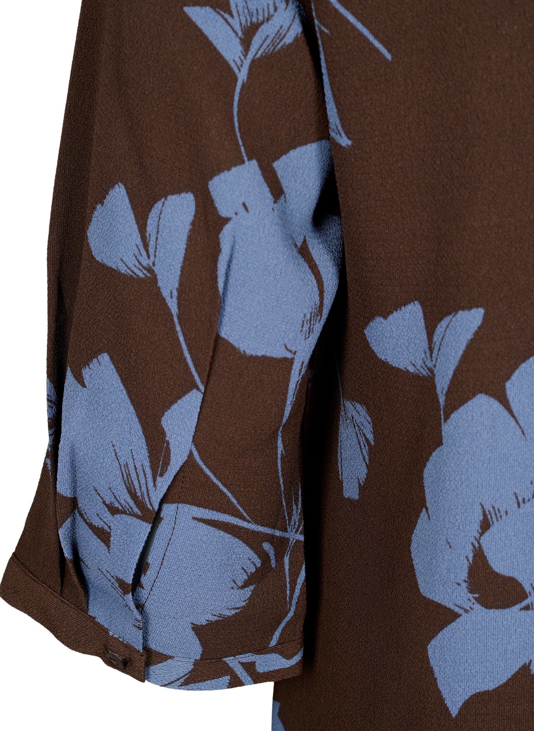 Zizzi Blouse &agrave; manches 3/4, Falcon Flower, Packshot image number 2