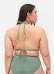 Soutien-gorge bikini triangle, Vert clair, Model image number 1