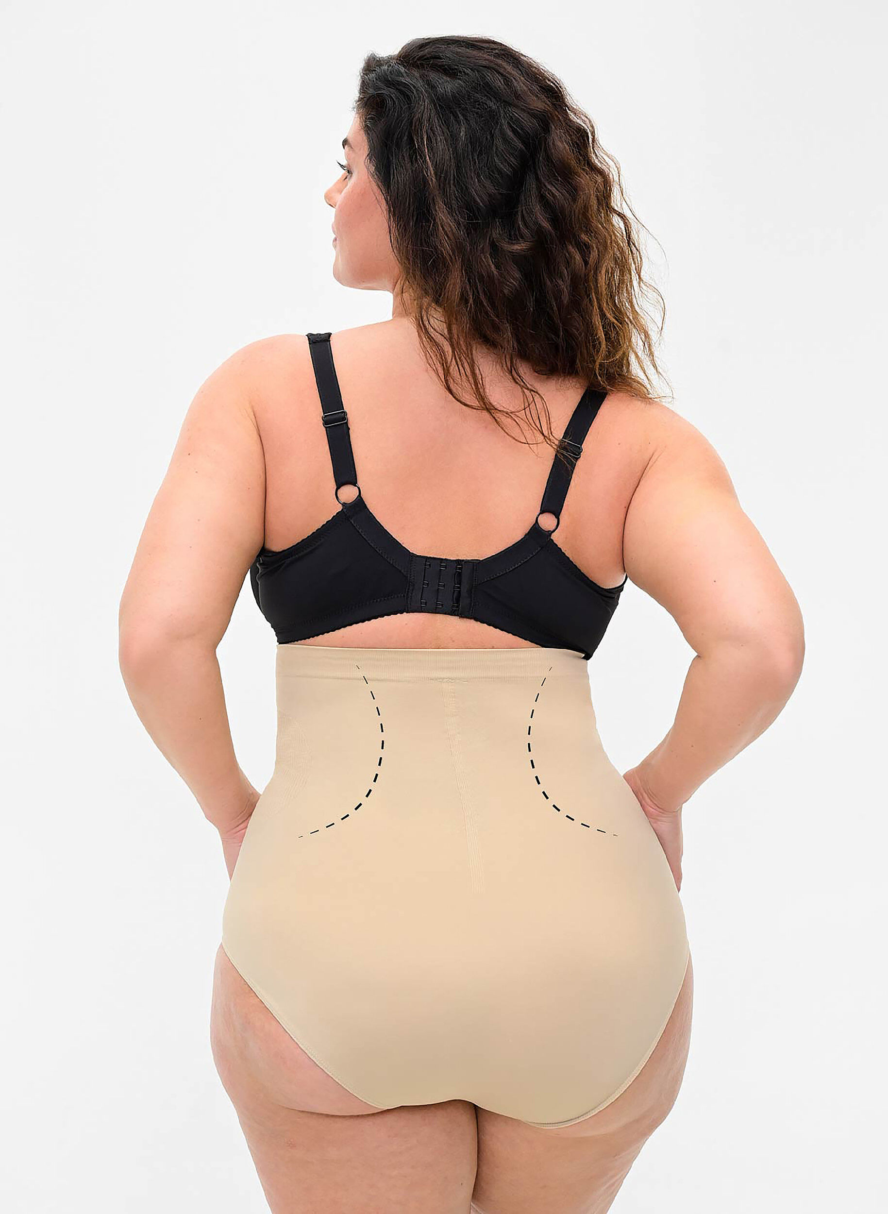 ZizziSous-v&ecirc;tements gainants &agrave; taille haute, Beige, Model image number 1
