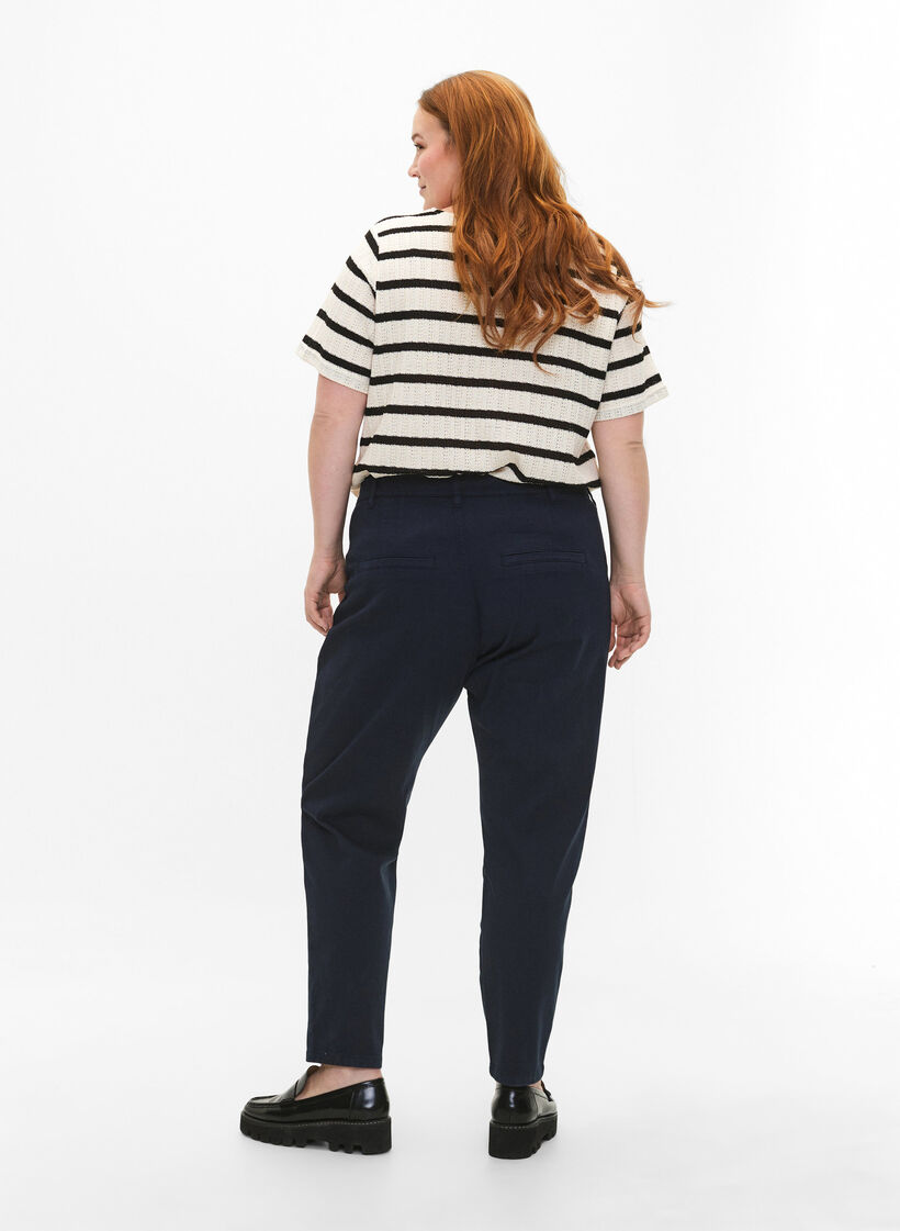 Chinos en coton, Navy Blazer, Model image number 1