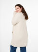 Cardigan en tricot c&ocirc;tel&eacute; avec poches, Beige, Model image number 2
