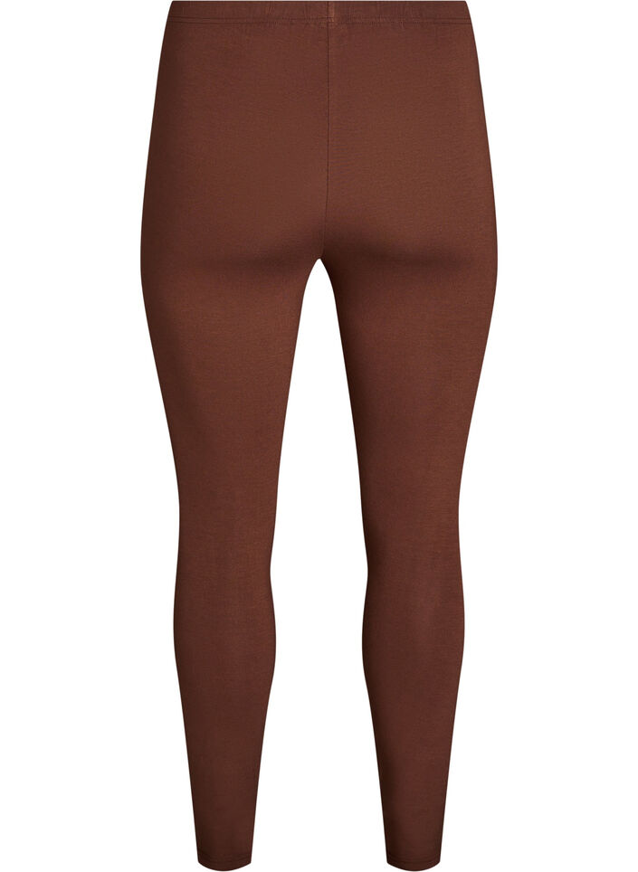 Leggings basiques en viscose, Marron, Packshot image number 1