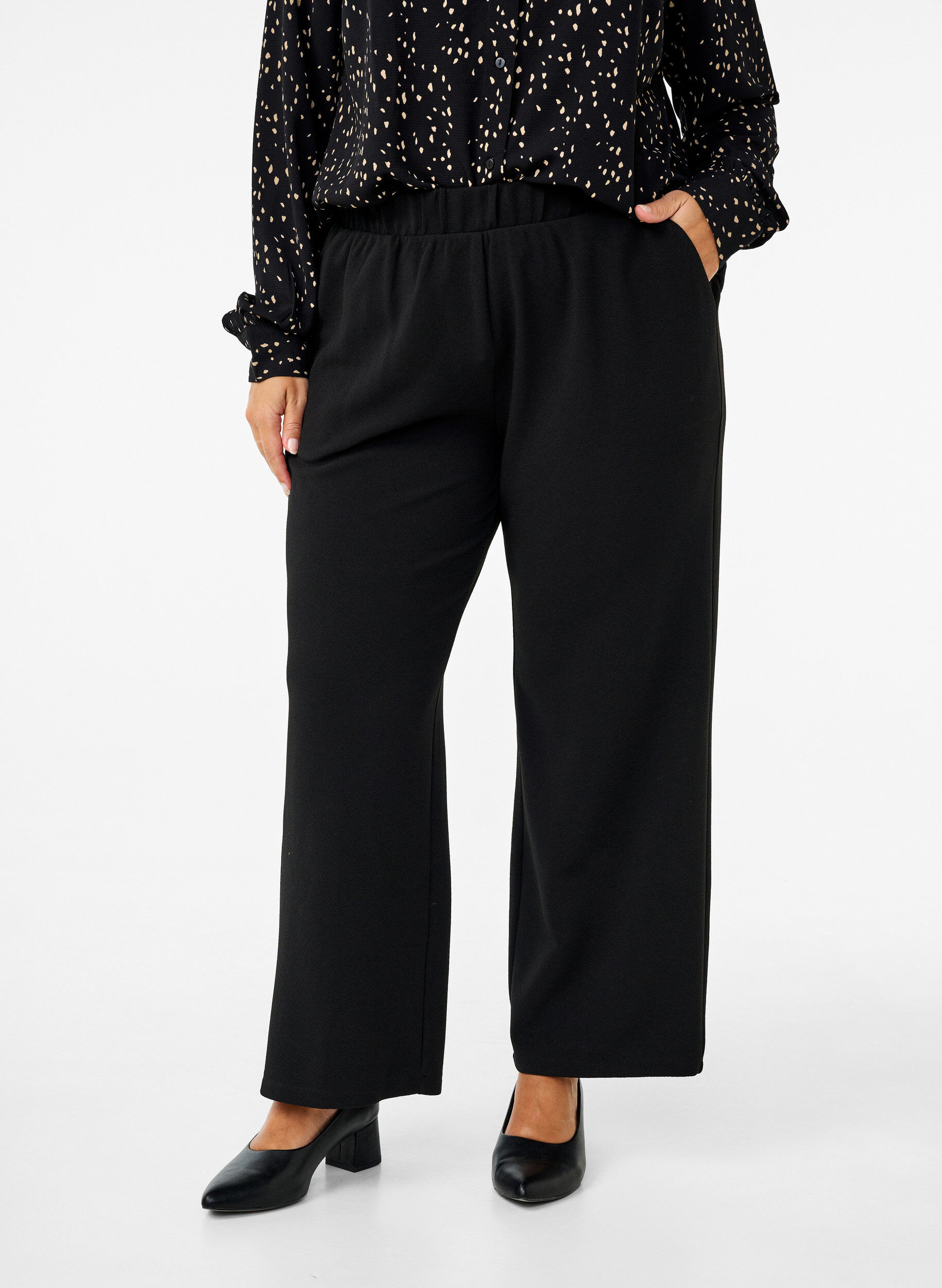 Zizzi Pantalon , Noir, Model image number 3
