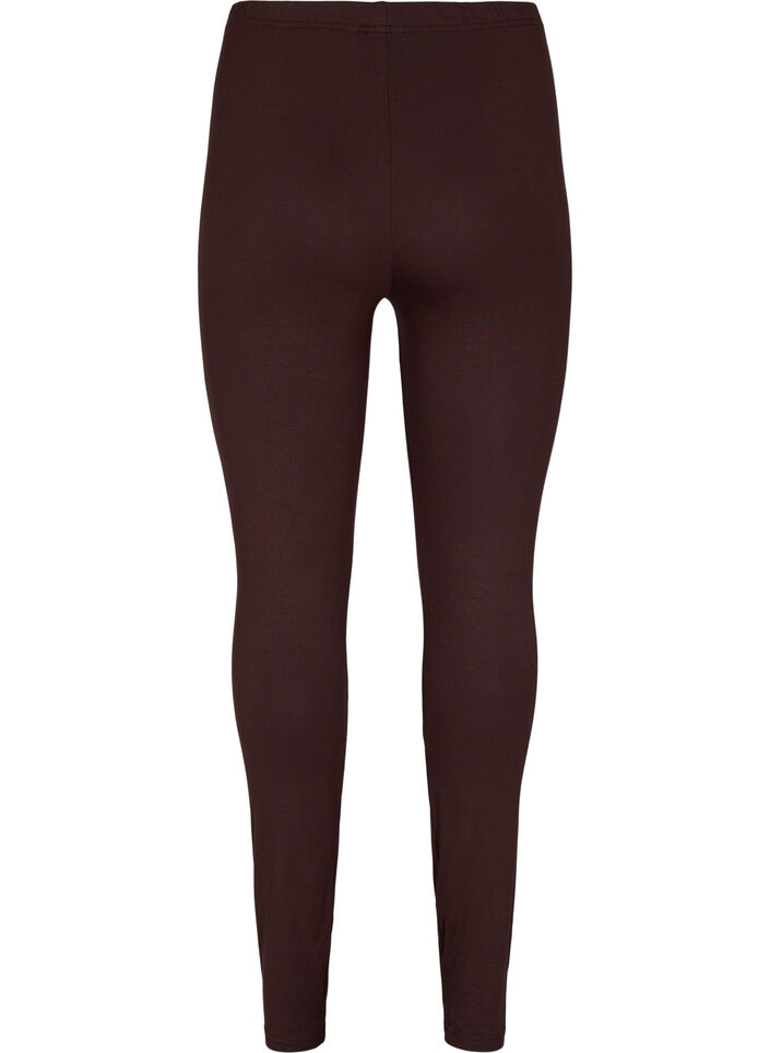 Leggings basiques en viscose, Marron, Packshot image number 1