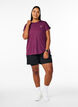 T-shirt de sport uni, Violet, Model image number 1