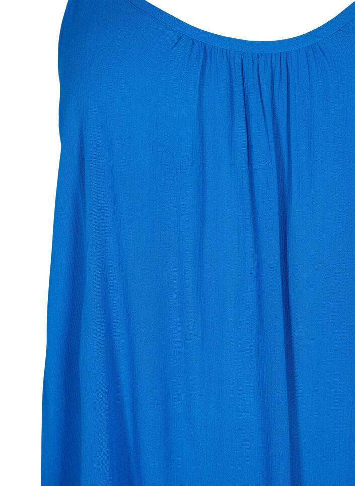 Top à bretelles en viscose, Bleu, Packshot image number 2