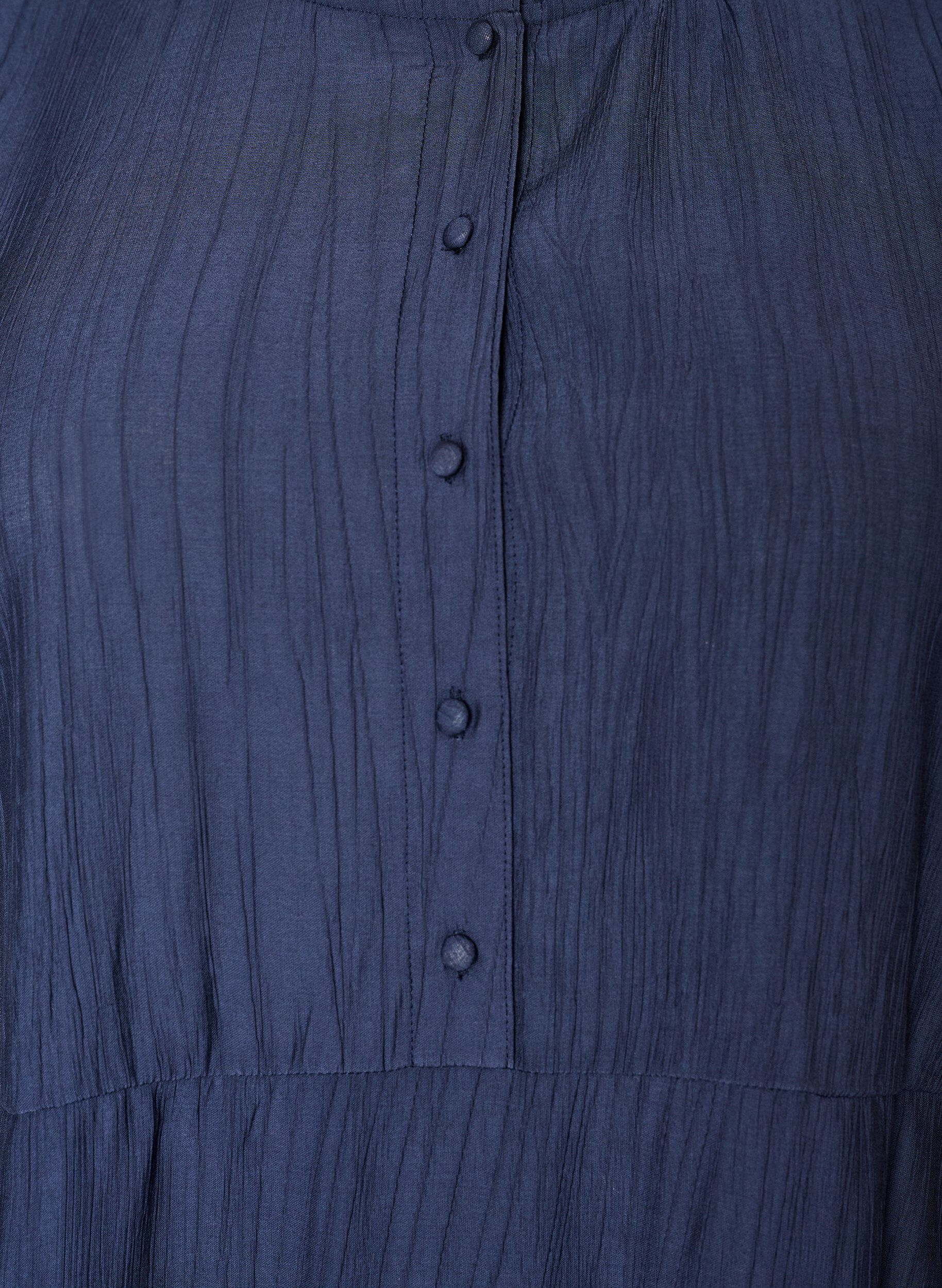 ZizziRobe courte en viscose avec volants, Bleu, Packshot image number 2