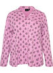 Chemise de pyjama en coton avec poche poitrine, Rose, Packshot image number 0