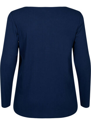 Chemise de nuit à manches longues, Navy Blazer, Packshot image number 1