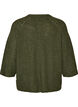Pull c&ocirc;tel&eacute; &agrave; manches 3/4, Vert, Packshot image number 1