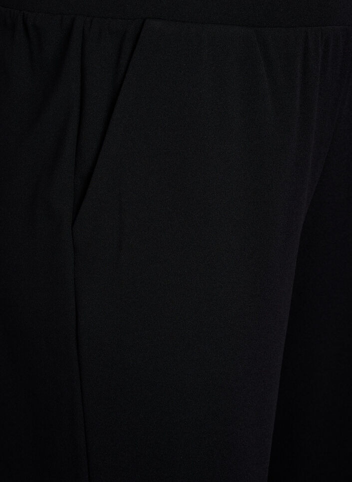 Culotte taille haute &agrave; coupe ample, Noir, Packshot image number 2