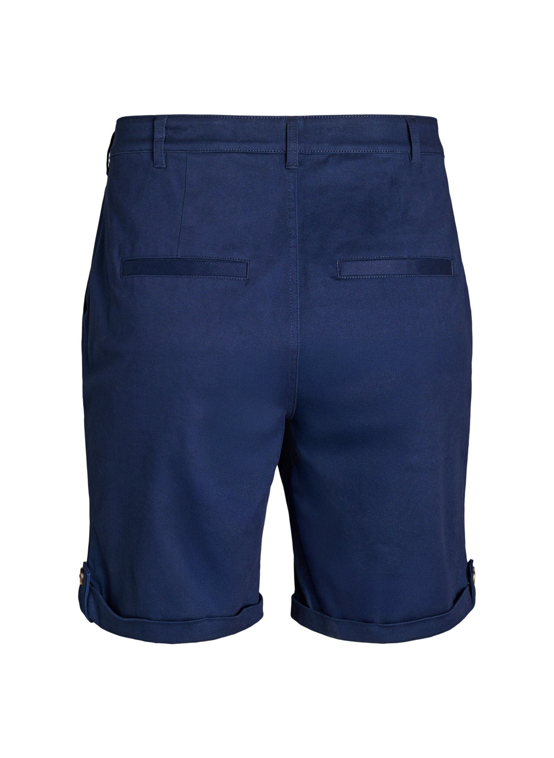 Zizzi Short chino avec poches, Bleu, Packshot image number 1