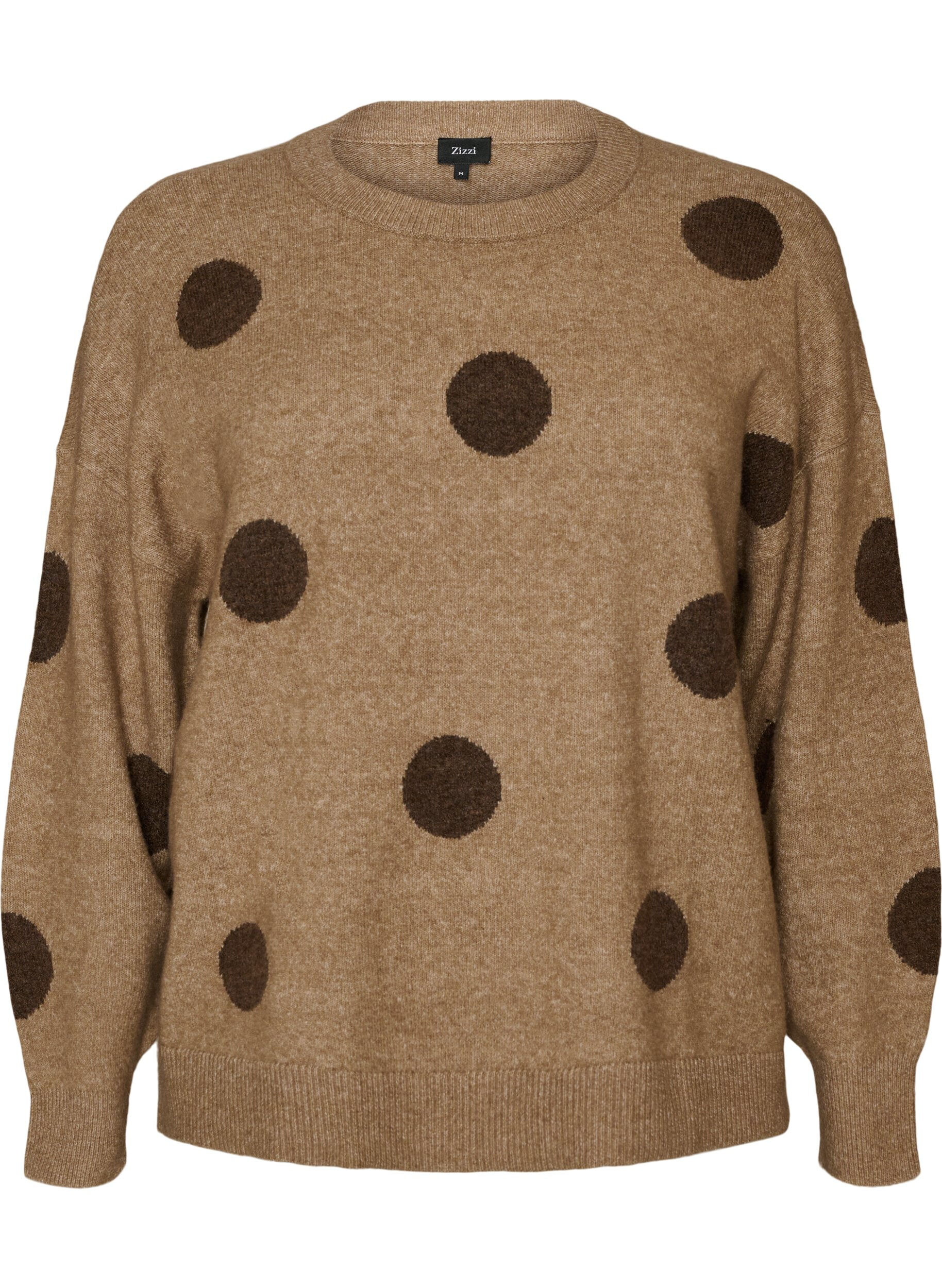Blouse en maille &agrave; pois
