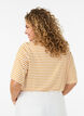 T-shirt en TENCEL&trade; Lyocell &agrave; rayures, Jaune clair, Model image number 2