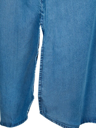 Robes à manches courtes en lyocell (TENCEL™), Medium Blue Denim, Packshot image number 3