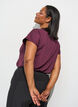 T-shirt de sport couleur unie, Bordeaux, Model image number 2