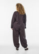 Chemise courte avec un zip &agrave; double curseur, Marron, Model image number 2